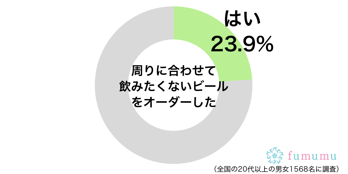 上司の圧力で…　居酒屋での最初の注文が飲みたくもないビールになった理由