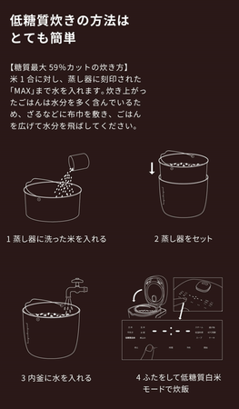 糖質最大59％カット！多機能炊飯器「ていとうシェフ」が予約販売中