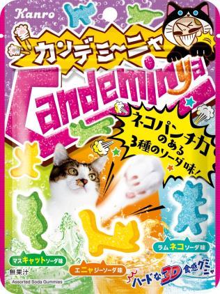 【カンロ】2022年2月22日は「猫年の猫の日」！ニャンともかわいいネコ型グミが登場「カンデミーニャグミ」新発売