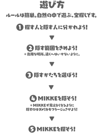 we know enoughからキャンプで遊ぶ「カモフラージュ・ゲーム / MIKKE」が登場