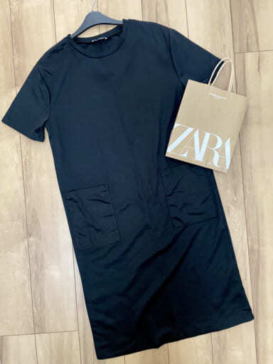 秋のおしゃれに大活躍【ZARA】ポケット付きワンピ着回しレビュー1.jpg