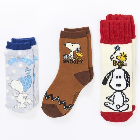 【しまむら】スヌーピーもディズニーもあるよ!「ポーチ付き靴下セット」が可愛い。