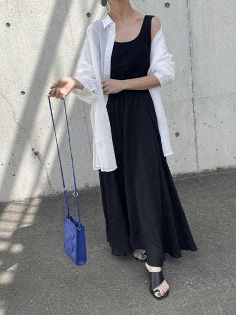 夏の「黒スカート」正解着こなしはコレ 手抜きに見えない!おしゃれな人のコーデ術