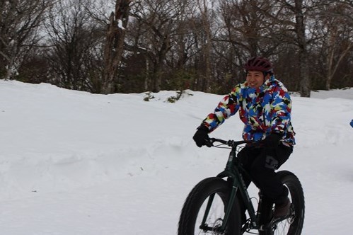 【体験記事】新感覚！？那須の雪山でスノーサイクリングをしてみた！