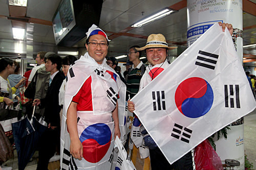 韓国の国旗 太極旗