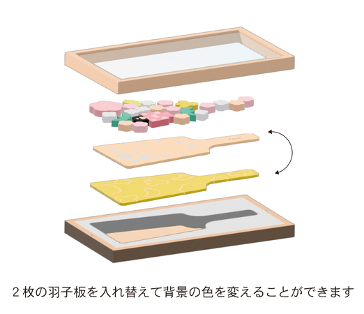 触って・飾って・遊べる！積み木感覚の羽子板飾り「プーカのはごいた」が発売