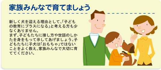 知っておきたい　飼い主のマナーとルール