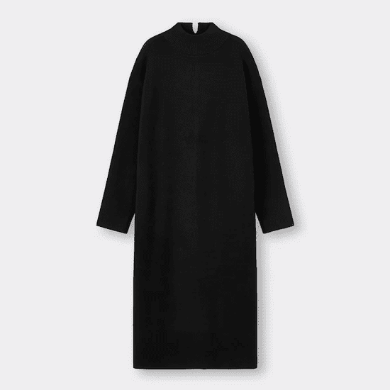 GUからめちゃ可愛い黒ワンピ出てるよ~!1枚でサマ見え!今買うべき「黒ワンピース」リスト1.png
