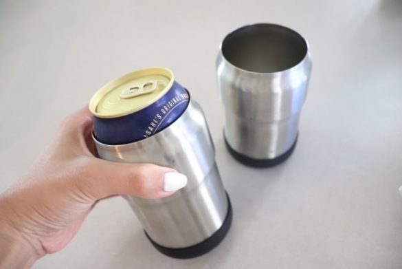 ニトリ「冷たさ長持ち缶ホルダー」が便利！最後までキンキン、水滴たれない