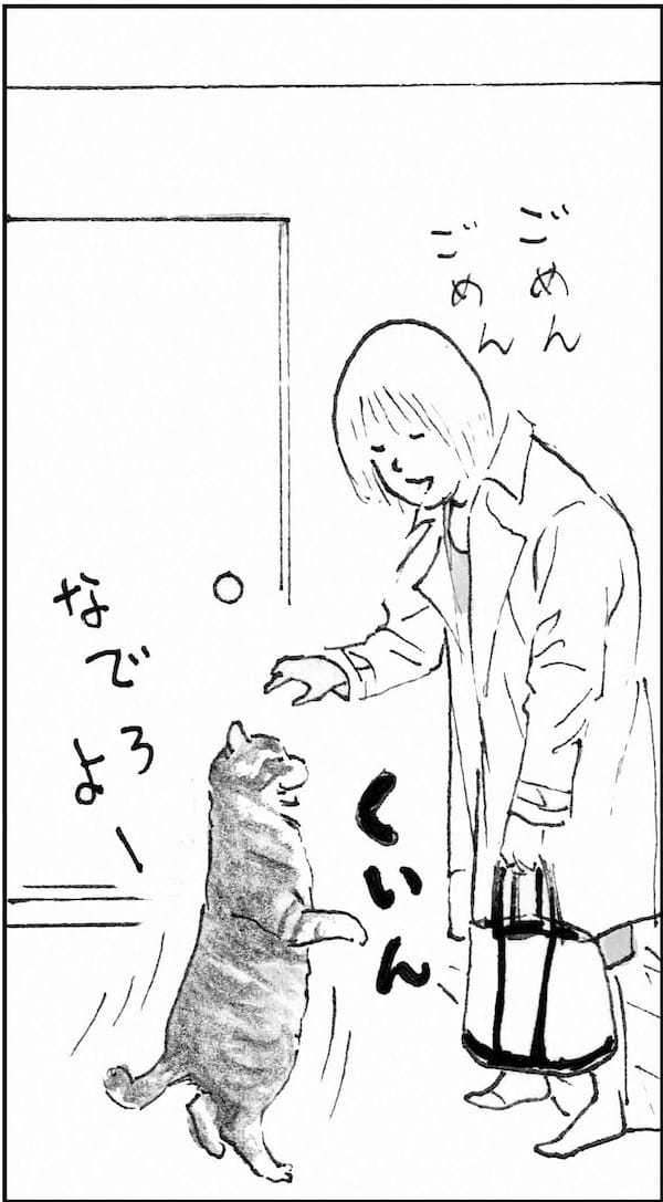 ＜猫漫画＞暗い顔で働いていた派遣OLが、最近妙に元気なワケ／モンちゃんと私