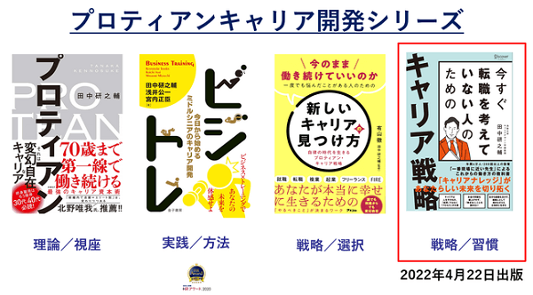 最新知見の新キャリア本「今すぐ転職を考えていない人のためのキャリア戦略」出版