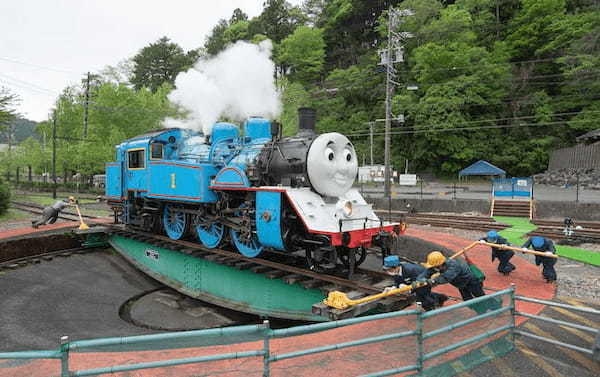 お茶の香り漂う静岡県大井川鐵道にきかんしゃトーマス号がやってきた！