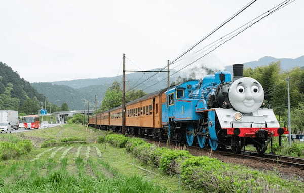 お茶の香り漂う静岡県大井川鐵道にきかんしゃトーマス号がやってきた！