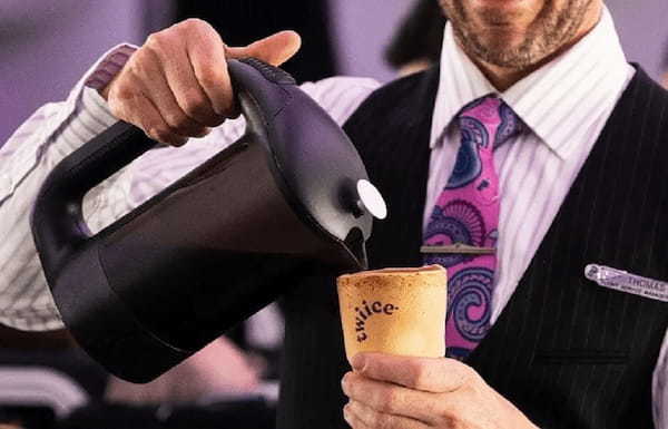 食べられるコーヒーカップ？！ ニュージーランド航空のエコな試みとは？