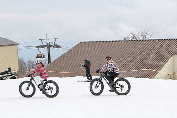 【体験記事】新感覚！？那須の雪山でスノーサイクリングをしてみた！