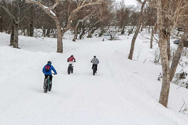 【体験記事】新感覚！？那須の雪山でスノーサイクリングをしてみた！