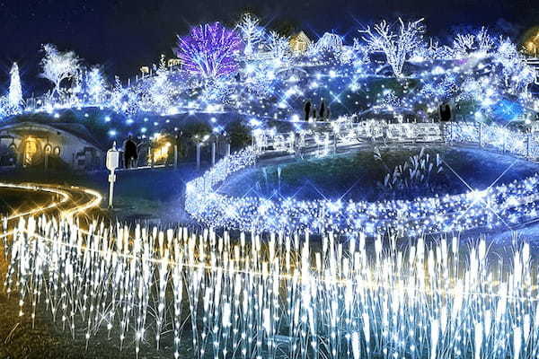 秋の夜長は親子で幻想的な光の世界へ！「English Garden ローザンベリー多和田」で過去最大規模のイルミネーションを満喫しよう【滋賀】