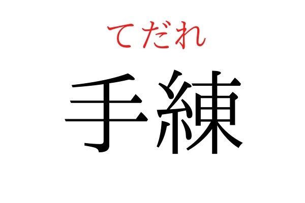 【読めたらすごい】「手練」何て読む？