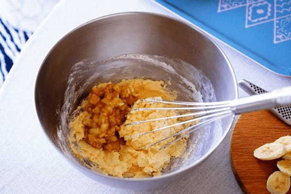 米粉のホットケーキミックスでできる！簡単バナナ＆ヨーグルトの腸活マフィン