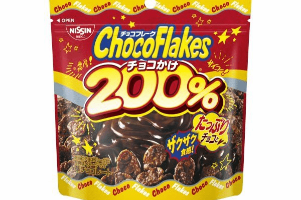 日清シスコから、「チョコフレーク チョコかけ200%」＆「チョコフレーク マイルドビター」、「まほうのシスコーン パイナピー味」が新登場！  「チョコフレーク チョコかけ200%」＆「チョコフレーク マイルドビター」