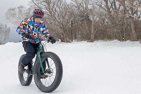 【体験記事】新感覚！？那須の雪山でスノーサイクリングをしてみた！