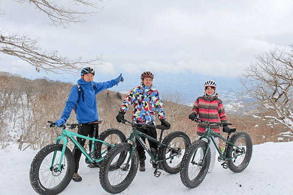 【体験記事】新感覚！？那須の雪山でスノーサイクリングをしてみた！