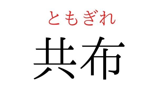 【読めたらすごい】「共布」何て読む？