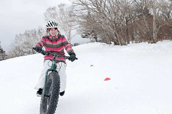 【体験記事】新感覚！？那須の雪山でスノーサイクリングをしてみた！