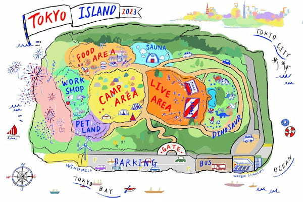 『TOKYO ISLAND 2023』ano、Tani Yuuki、ブルエンら第1弾出演アーティスト発表