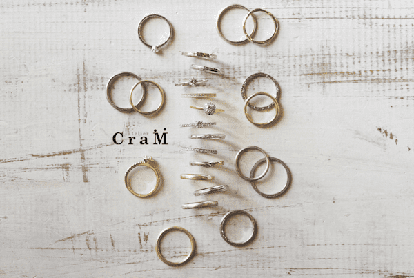 オーダーメイド工房「Atelier CraM」にて、平日限定の手作り結婚指輪フェアが開催！