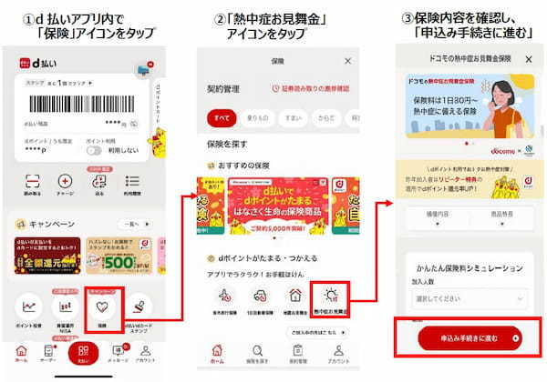 今年も「ドコモの熱中症お見舞金保険」 を提供