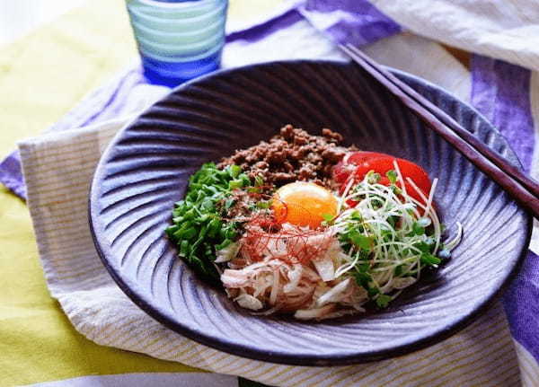 素麺の余りをリメイク！レンチンで絶対失敗なし！簡単ピリ辛まぜ麺