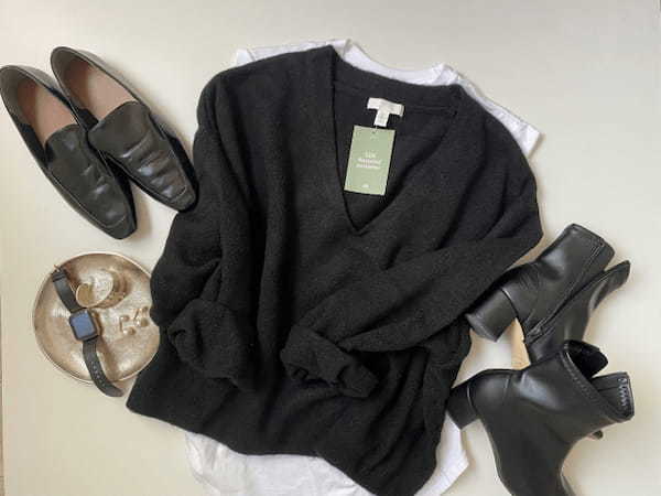 GU・ユニクロだけじゃない!プチプラなのに超万能♡H&Mの「黒ニット」は即買い推奨!1.jpg