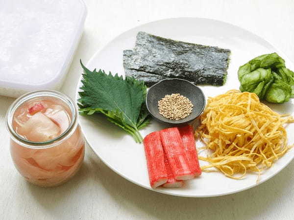 新生姜の甘酢漬け（ガリ）さえ作っておけば、お寿司も一瞬！10分で完成！簡単混ぜ寿司