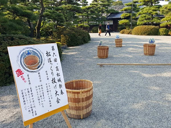 お城が見えます波の上！日本三大水城のひとつ【香川】高松城