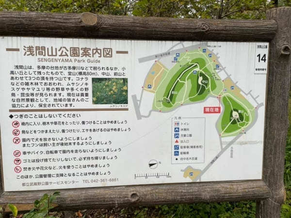 子供と一緒にお散歩気分で巡れる！3つの山を有する「都立浅間山公園」へ【府中市】