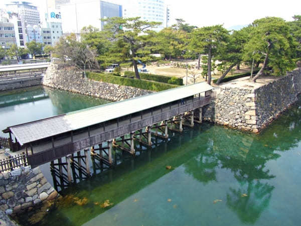 お城が見えます波の上！日本三大水城のひとつ【香川】高松城