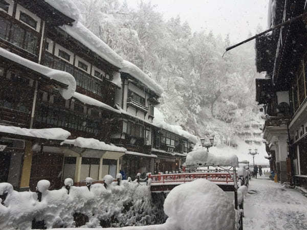 冬景色を楽しむ温泉街といったらここ！山形・銀山温泉と旅館「永澤平八」を満喫しよう！