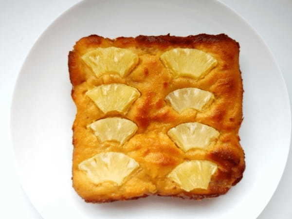 ダイエット中でも甘いものが食べた～い！大豆粉で作る　高たんぱくパイナップルケーキ