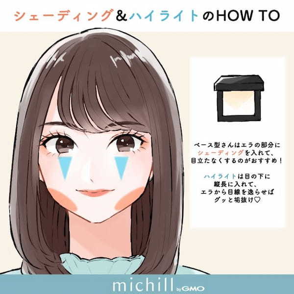 顔の形で似合うメイクは変わる!ベース型さん必見 垢抜けメイクテク