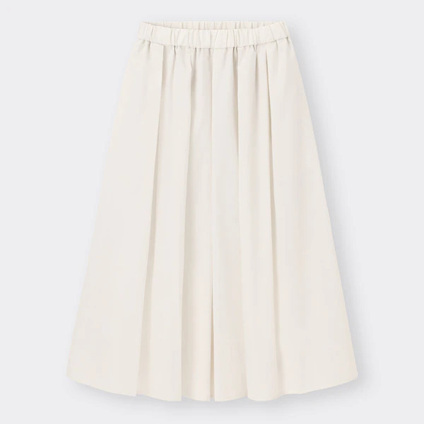GUで神スカート見つけた！細見えなのにラクチン優秀スカートで　キレイめスタイルアップコーデ