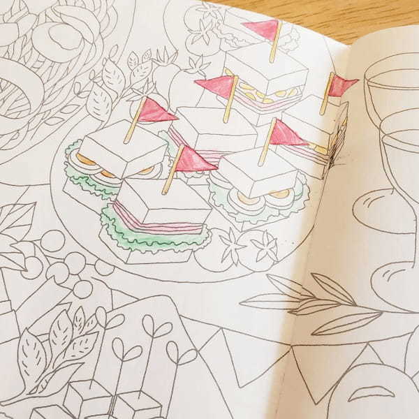 Daiso,癒しの塗り絵シリーズ