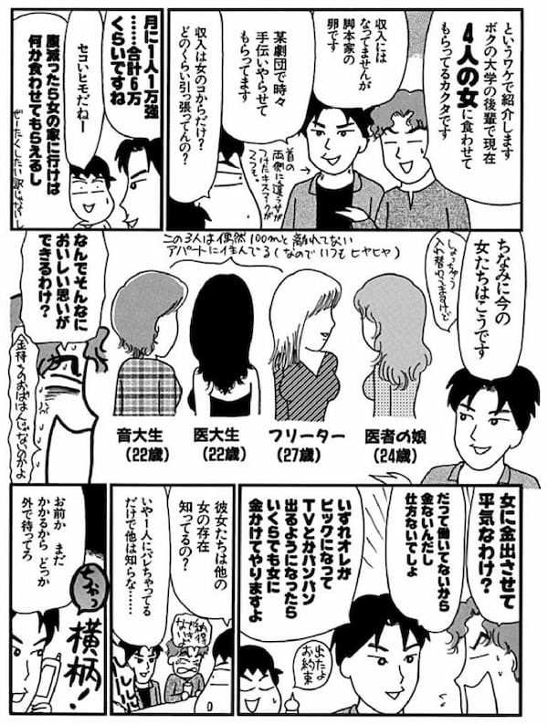 ＜漫画だめんず・うぉ～か～ 名作選22＞ヒモはオラオラ営業中