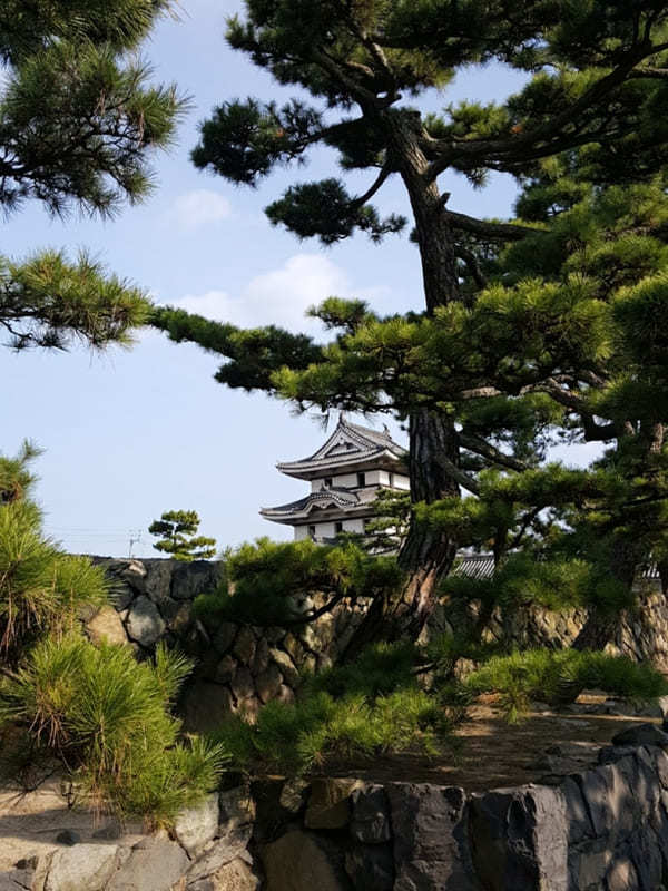 お城が見えます波の上！日本三大水城のひとつ【香川】高松城