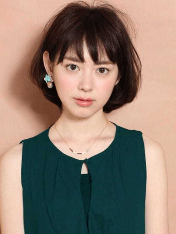 《40代》おすすめのひし形ボブ×パーマ集。大人女性に似合う前髪あり・なしの髪型