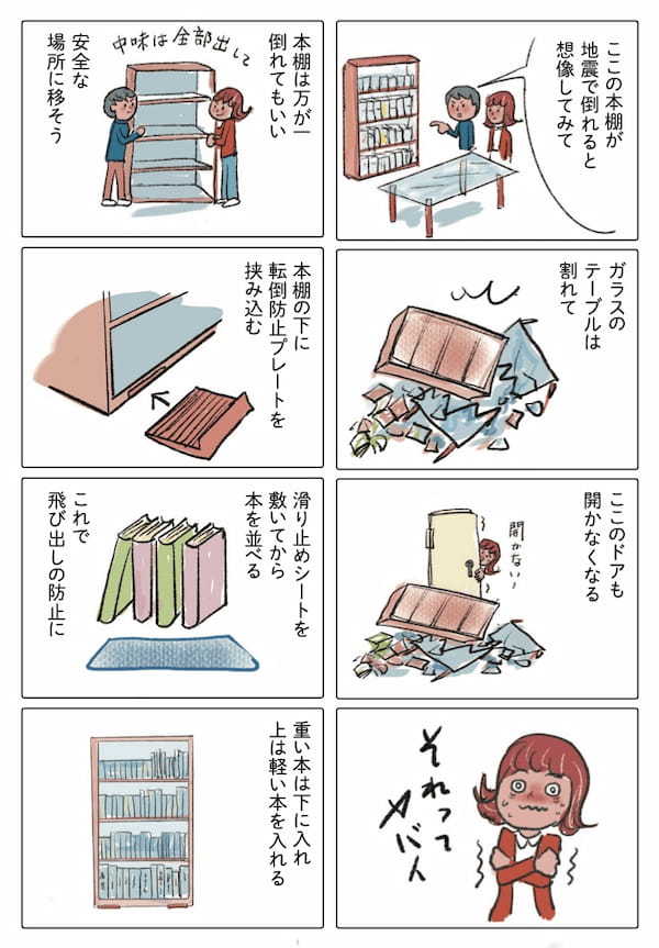 100均グッズで防災。地震の“部屋ぐちゃぐちゃ被害”を最少にするワザ