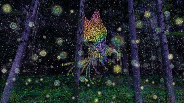 光の切り絵が広がる世界で幻想的なキャンプ体験！秋の夜長はみなかみのナイトウオークで楽しもう【群馬】