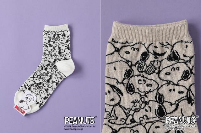 靴下屋×PEANUTS、いとおしすぎる。全4種どれにする?