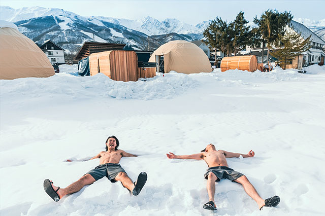 雪中プライベートサウナで最高のととのう"を体験！長野初のサウナ＆グランピング施設オープン"