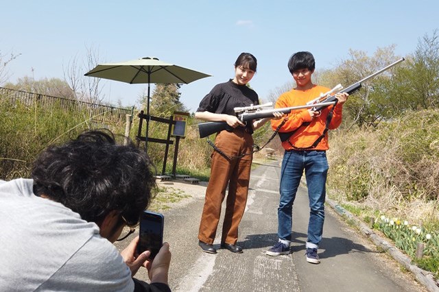 【体験取材】ソト遊びの森でビームライフルシューティング